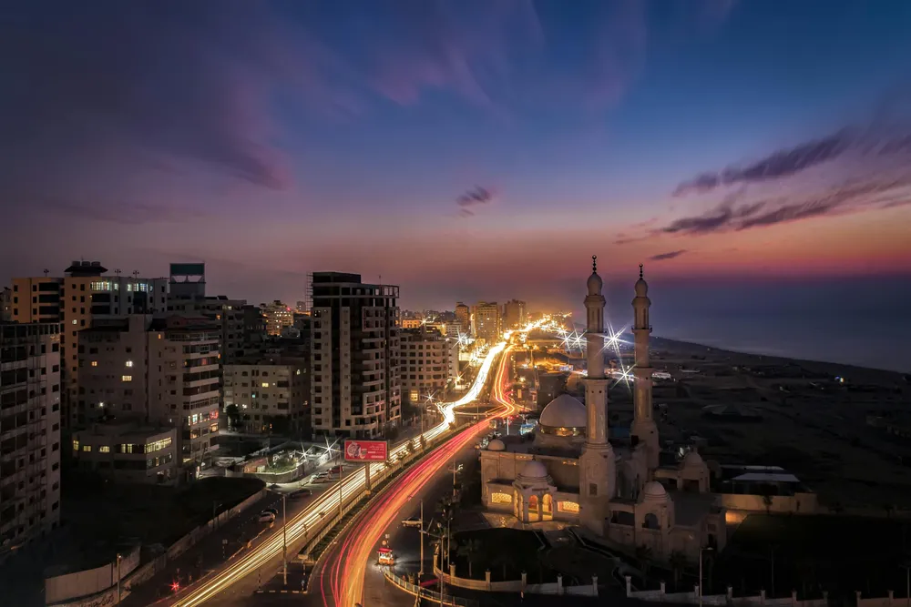 Fig. 04 — Gaza at night