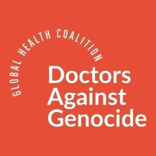 Doctors Against Genocide logo